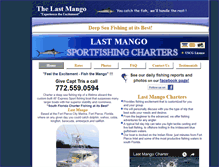 Tablet Screenshot of lastmango-charters.com
